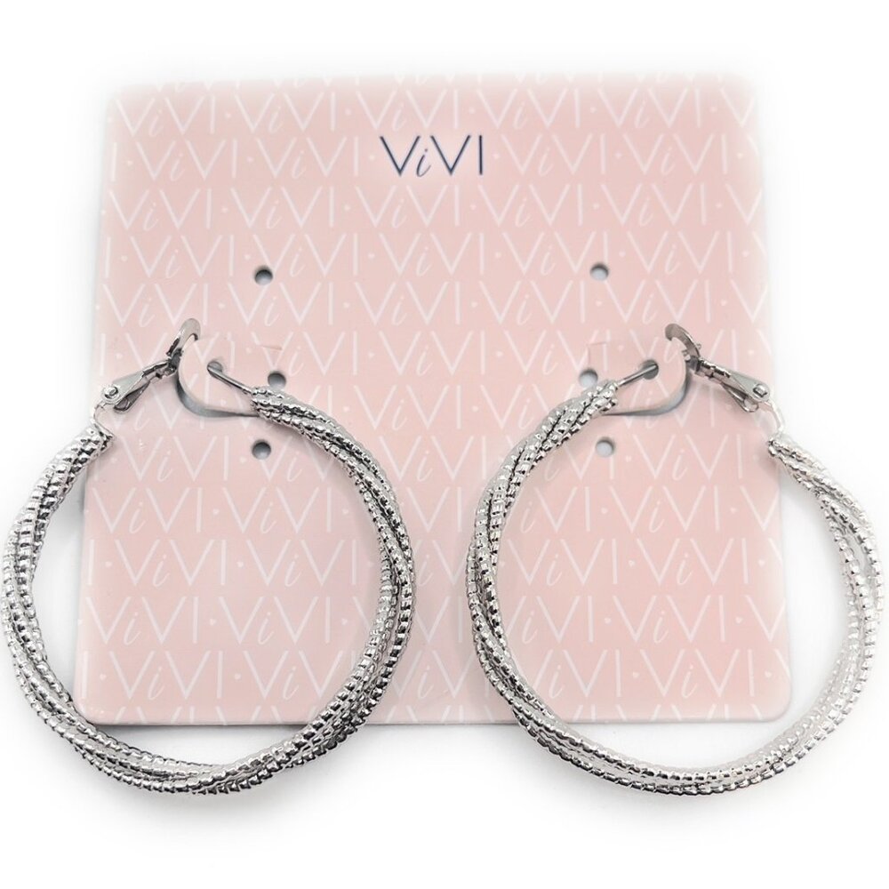 Cookie Lee Hoop Earrings - B13 -19175